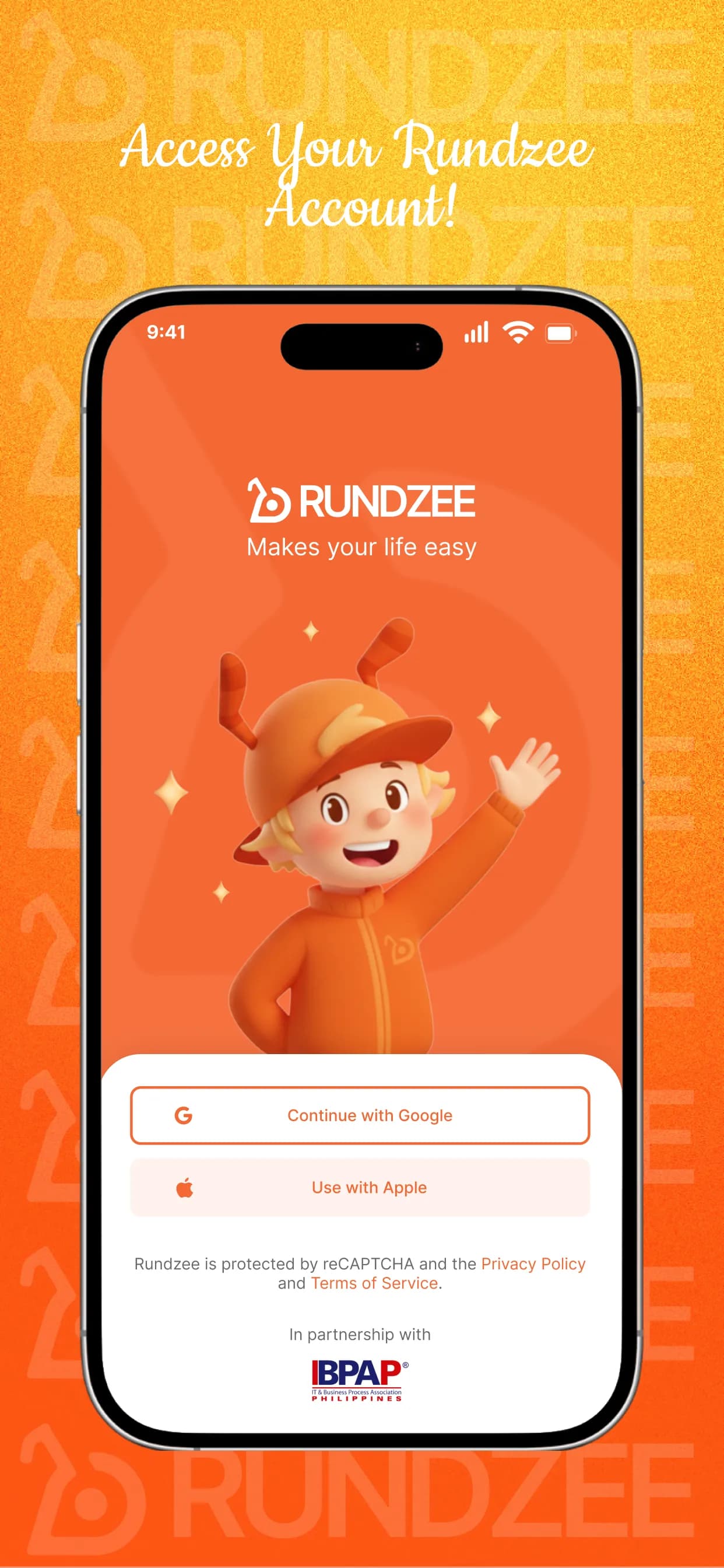 Rundzee PH customer app screen