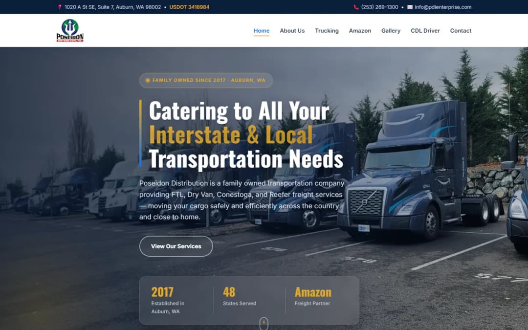 セキュリティ保護されたサーバー上の企業サイト